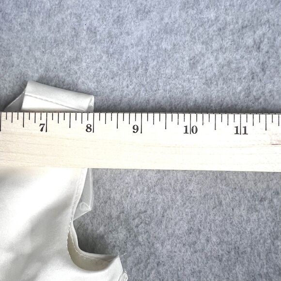 Cinderella Baby Dress 18M White Floral Embroidered Organza Special Occasion Gown - Picture 7 of 14